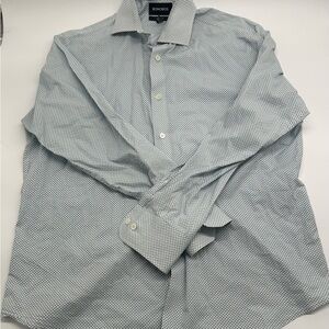 Bonobos Men's Light Blue Patterned Shirt